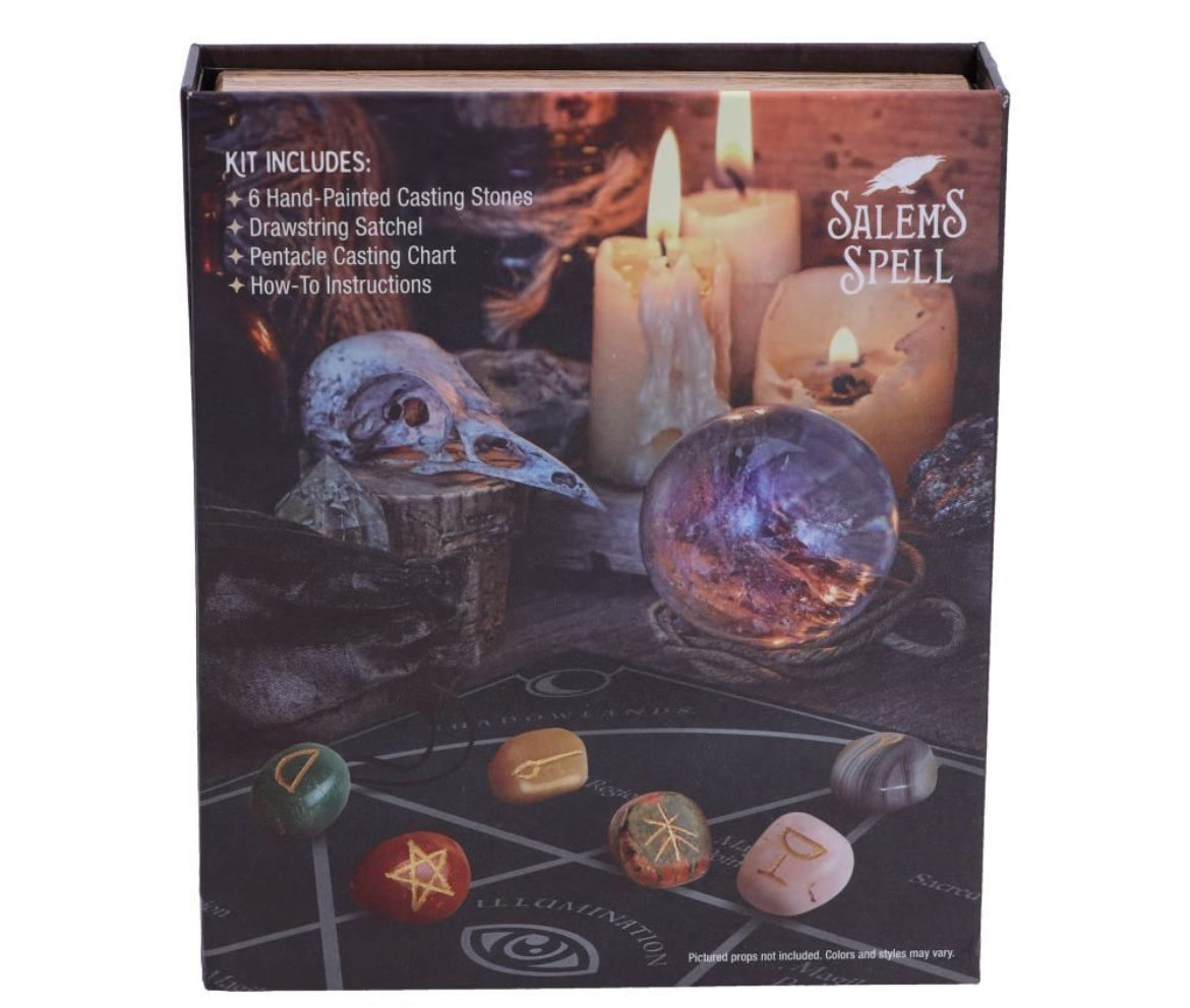 Salem's Spell Kit Set of Six Witches Wellness Stones in Decorated Box