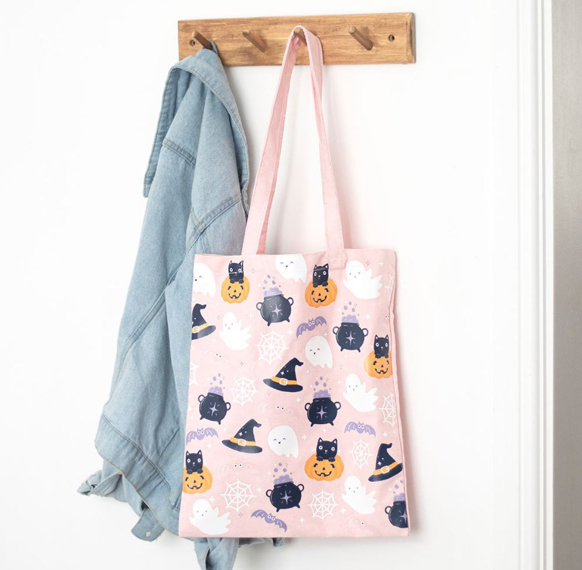 Polycotton canvas tote bags (Halloween)