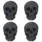 Set Of 4 Skull Coasters