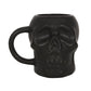 Matte Black Skull Mug