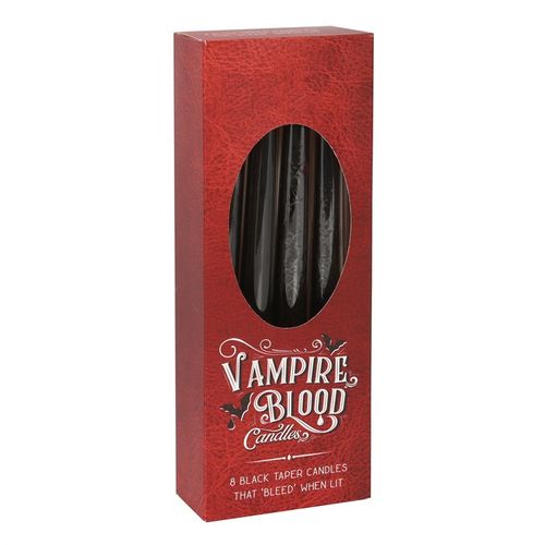 Set of 8 Vampire Blood Taper Candles