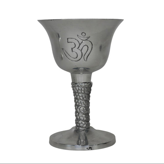 Silver Om Symbol Chalice