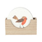 Garden Robin Coaster Set