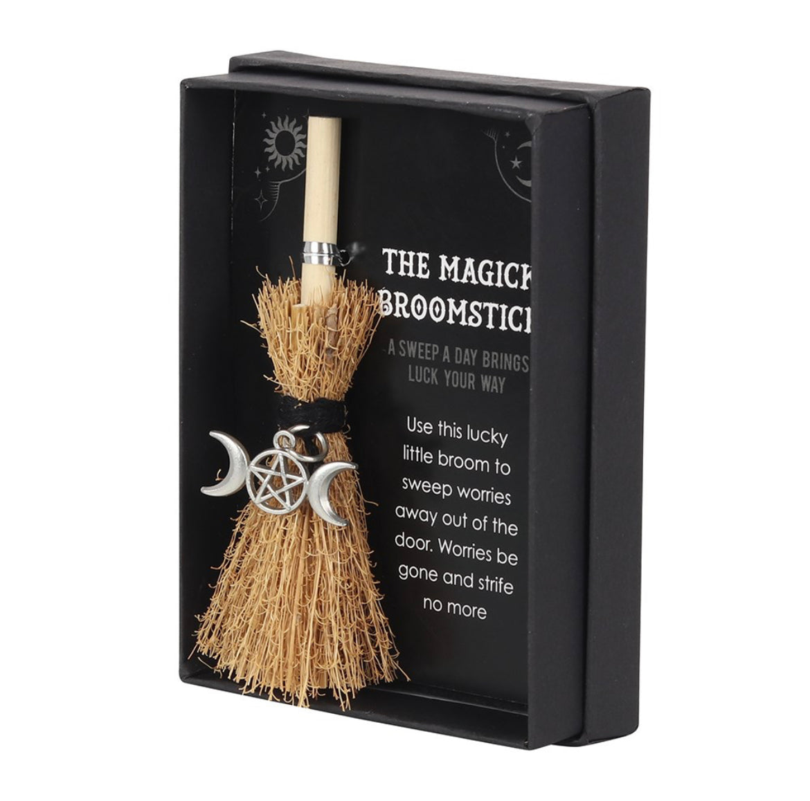 TRIPLE MOON MINI MAGICK BROOMSTICK