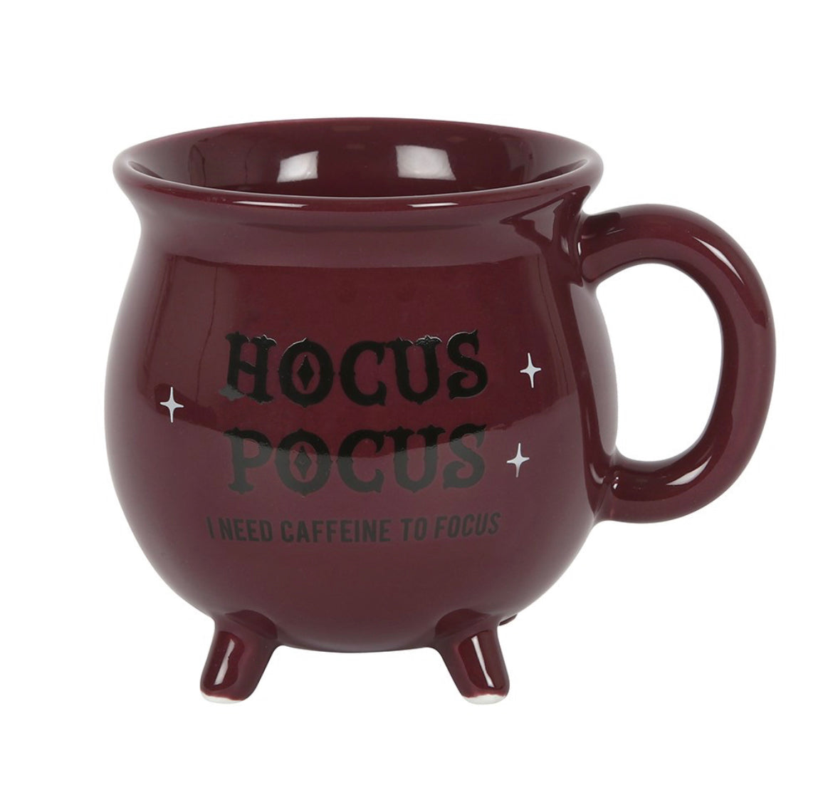 Hocus Pocus Ceramic Purple Cauldron Mug