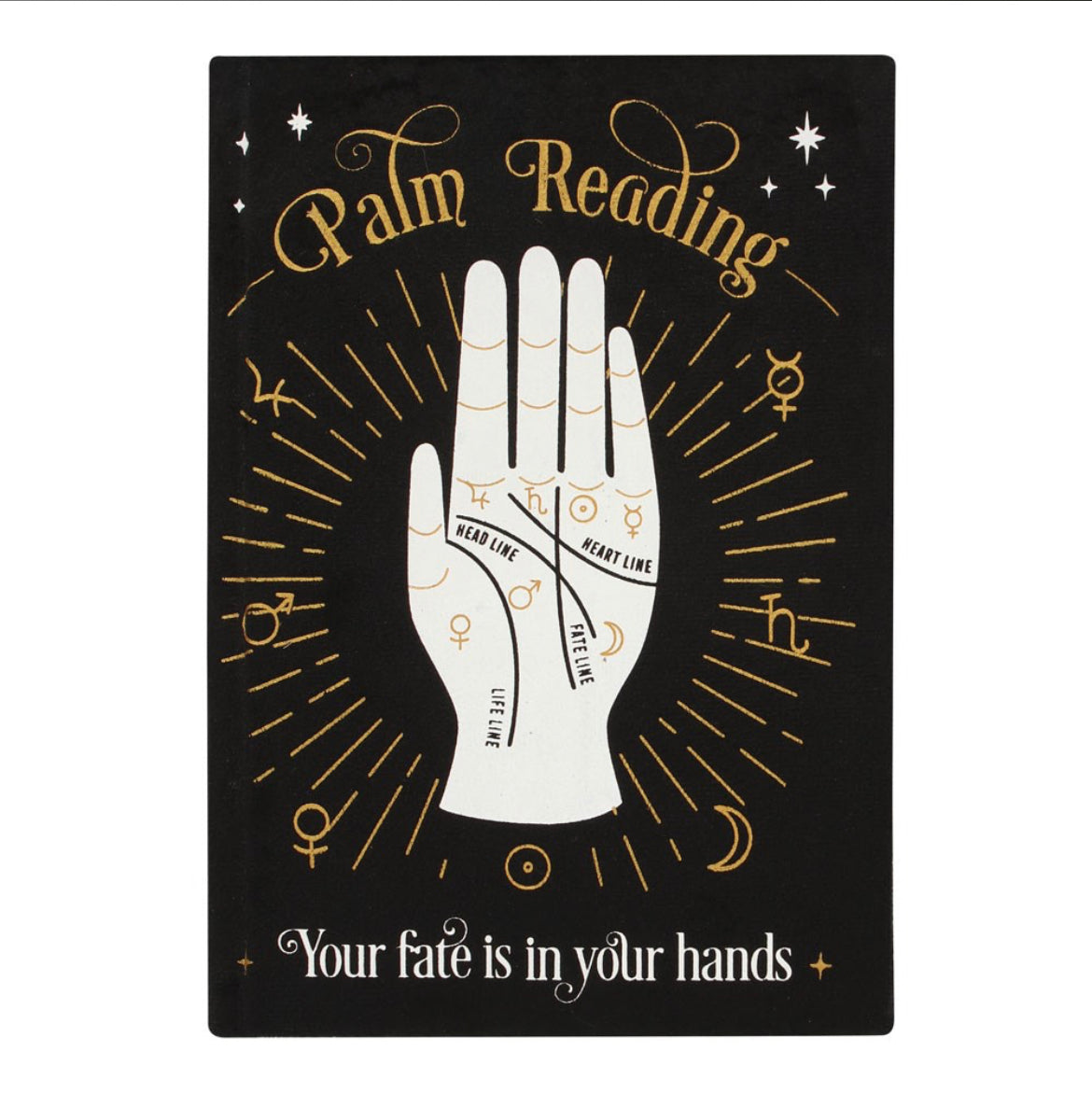 Palm Reading Velvet Notebook