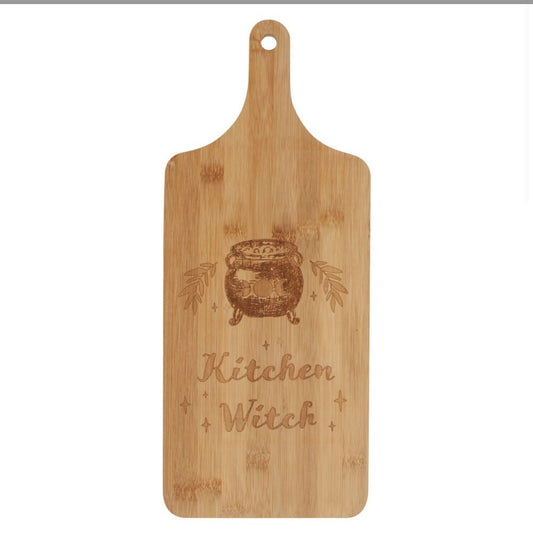 Kitchen Witch Wooden Chopping Board