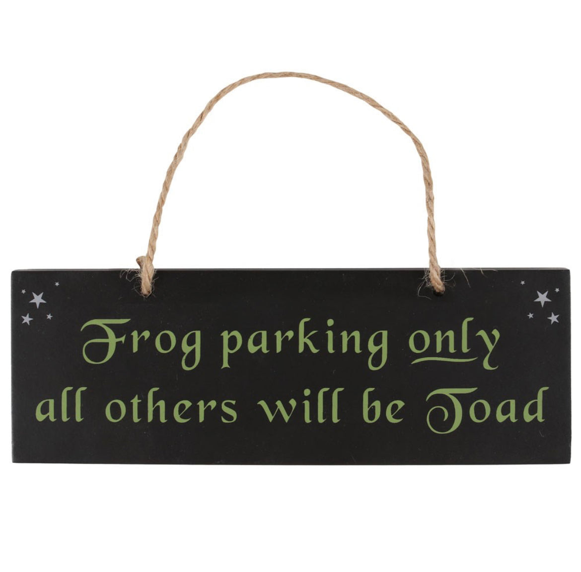 Frog Parking Hanging Sign