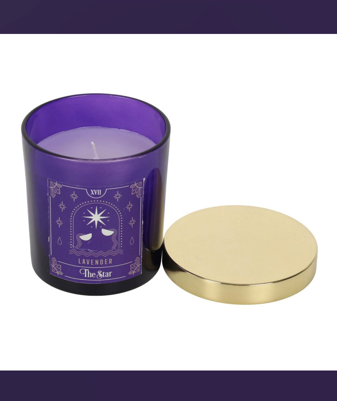 The Star Lavender Tarot Candle